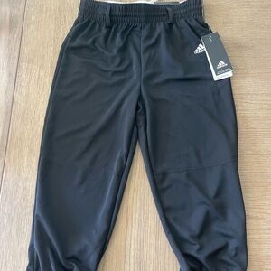 Adidas Kids Black baseball pants